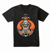 Abyssal Skull Diver – Nautical Depths Tee