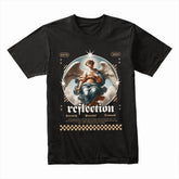 Celestial Serenity: Reflection Angel Tee