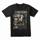 Fearless Devotion: Renaissance Warrior Streetwear Tee