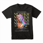 Ethereal Matriarch: Chromatic Goddess Motherhood Tee