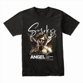 Smoky Angel: Rebel Cherub Streetwear Tee