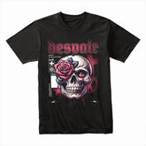 Roses & Ruin: Crimson Despair Skull Tee