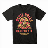 Hellfire Riders: Devil Dolls California Tee