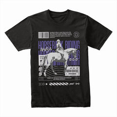 Equestrian Pulse: Horseback Riding Lifestyle Tee