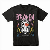Fractured Heart: Broken Trust Skeleton Tee