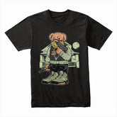 Gangsta Pup: Midnight Block Hustle Tee