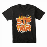 Ignite Peace: Stop War Flame Tee