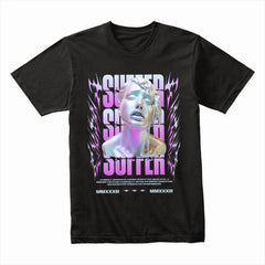 Neon Suffering: Chrome Pulse Tee