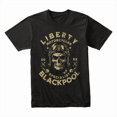 Liberty Skull: Blackpool Rider Tee