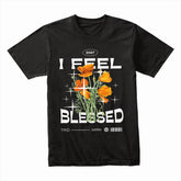 Blessed Bloom: Gratitude in Full Color Tee