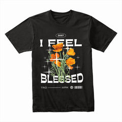 Blessed Bloom: Gratitude in Full Color Tee