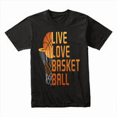 Hoop Dreams: Live Love Basketball Tee