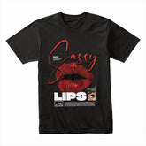 Sassy Lips: Bold Expression Tee