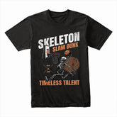 Timeless Dunk: Skeleton Slam Classic Tee