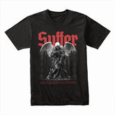 Crimson Agony: Fallen Angel Suffer Tee