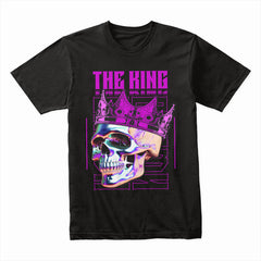 The King: Neon Skull Royalty Tee