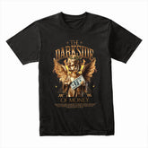 The Darkside of Money: Golden Angelic Warning Tee