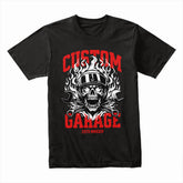 Infernal Mechanic: Custom Garage Skull Tee