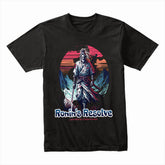 Ronin's Resolve: Lone Wanderer Samurai Tee
