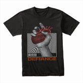 Defiance Pulse: Rebellious Heart Tee