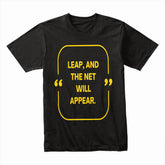 Leap of Faith" Inspirational Quote Tee
