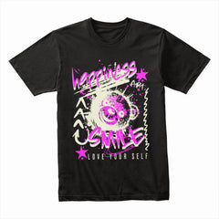 Happiness Graffiti: Love Yourself Street Art Tee