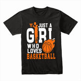 Court Queen: Just a Girl Who Loves Basketball Tee