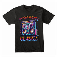 90's Nostalgia: Classic Boombox Tee