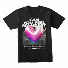 Can You Feel My Heart: Neon Lovewave Tee
