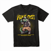 Peace Out Chameleon" Street Style Rebel Tee