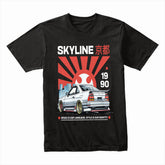 Kyoto Skyline 1990" JDM Enthusiast Black