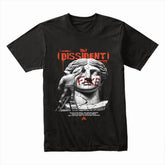 The Dissident Truth" Broken Statue Black T-Shirt