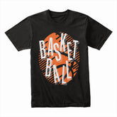 Court Vibes: Retro Basketball Graphic Tee