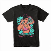 Give Me The M's: Keep The Fame – Hustle Queen Graphic Tee