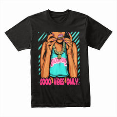 Rolling Vibes: Neon Chill Streetwear Tee