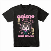 Sakura Beats – Anime & Music Chibi Tee