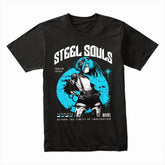 Steel Souls – Futuristic Cyborg Anime Tee