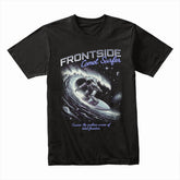 Frontside Comet Surfer: Galactic Wave Rider Tee
