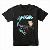 Nebula Surfer: Astral Barrel Ride Tee