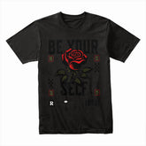 Crimson Identity: Be Your Self Rose Tee