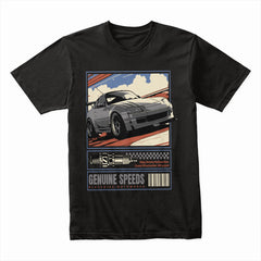 Genuine Speeds - Street Racer Edition Car Graphic Tee
