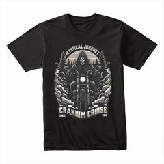 Cranium Cruise – Mystical Journey Grim Reaper Biker T-Shirt