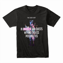 Retro Pixel Quest T-Shirt – The Good 16-Bit Gamer Tee