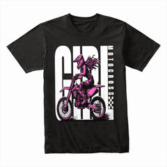 Girl Motocross – Fearless Dirt Bike Rider T-Shirt