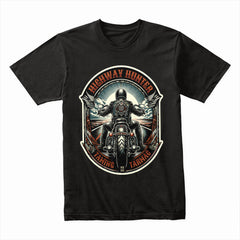 Highway Hunter – Taming the Tarmac Biker T-Shirt