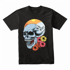 Tropical Skull Hibiscus Shirt