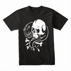 Skull Cat Bones Shirt