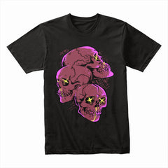 Neon Triple Skull Shirt