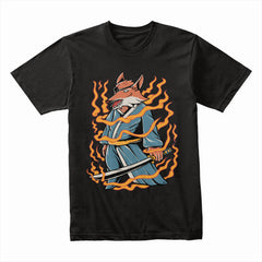 Flaming Fox Samurai Shirt