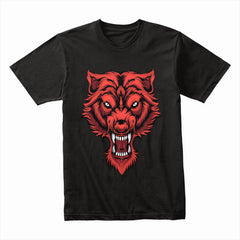 Red Beast Wolf Shirt